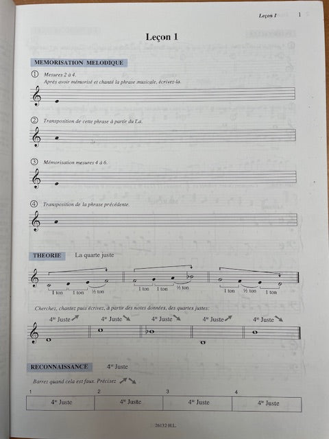 Marguerite Labrousse Cours de Formation Musicale - Volume 3-3000 partitions, livres et vinyles d'occasion en vente sur notre site internet gastonmusicclub.fr Gaston Music Store