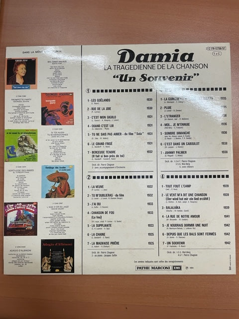 Coffret Vinyle Damia un souvenir - 2 disques