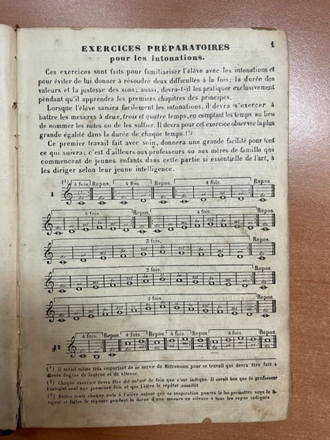 Danhauser Solfège des solfèges les 3 premiers volumes