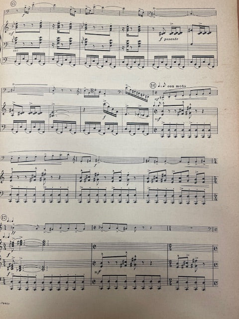 Henri Tomasi Danse guerrière pour basson et piano