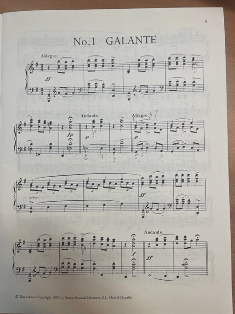 Enrique Granados Danzas españolas para piano - 3000 partitions, livres et vinyles d'occasion en vente sur notre site internet gastonmusicclub.fr Gaston Music Store