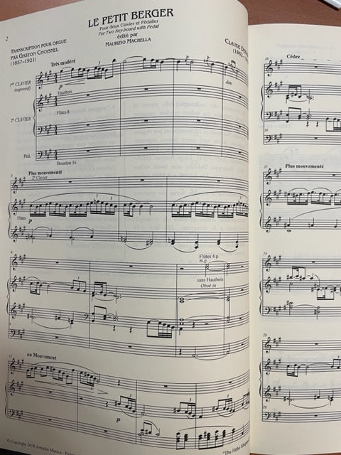 Claude Debussy Oeuvres: 13 transcriptions pour orgue - 3000 partitions, livres et vinyles d'occasion en vente sur notre site internet gastonmusicclub.fr Gaston Music Store