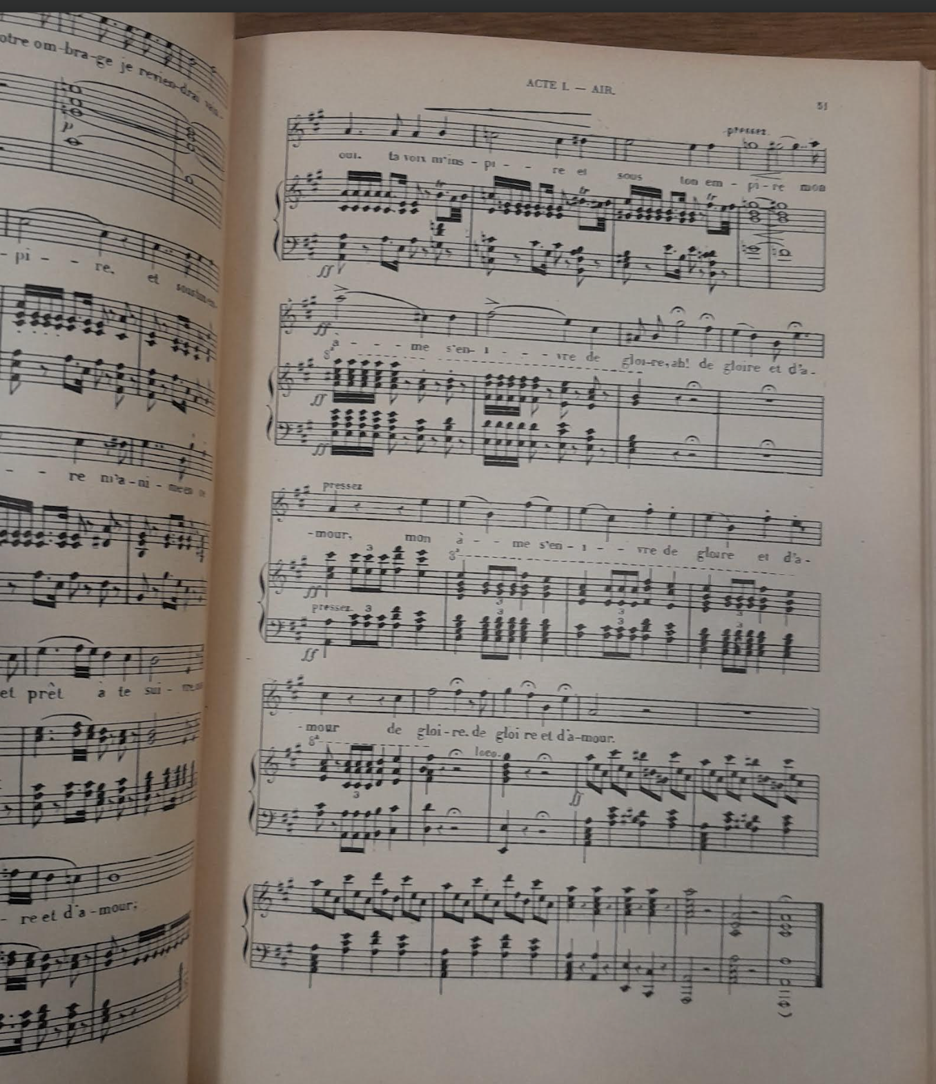 Donizetti La favorite, opéra en 4 actes réduction piano voix