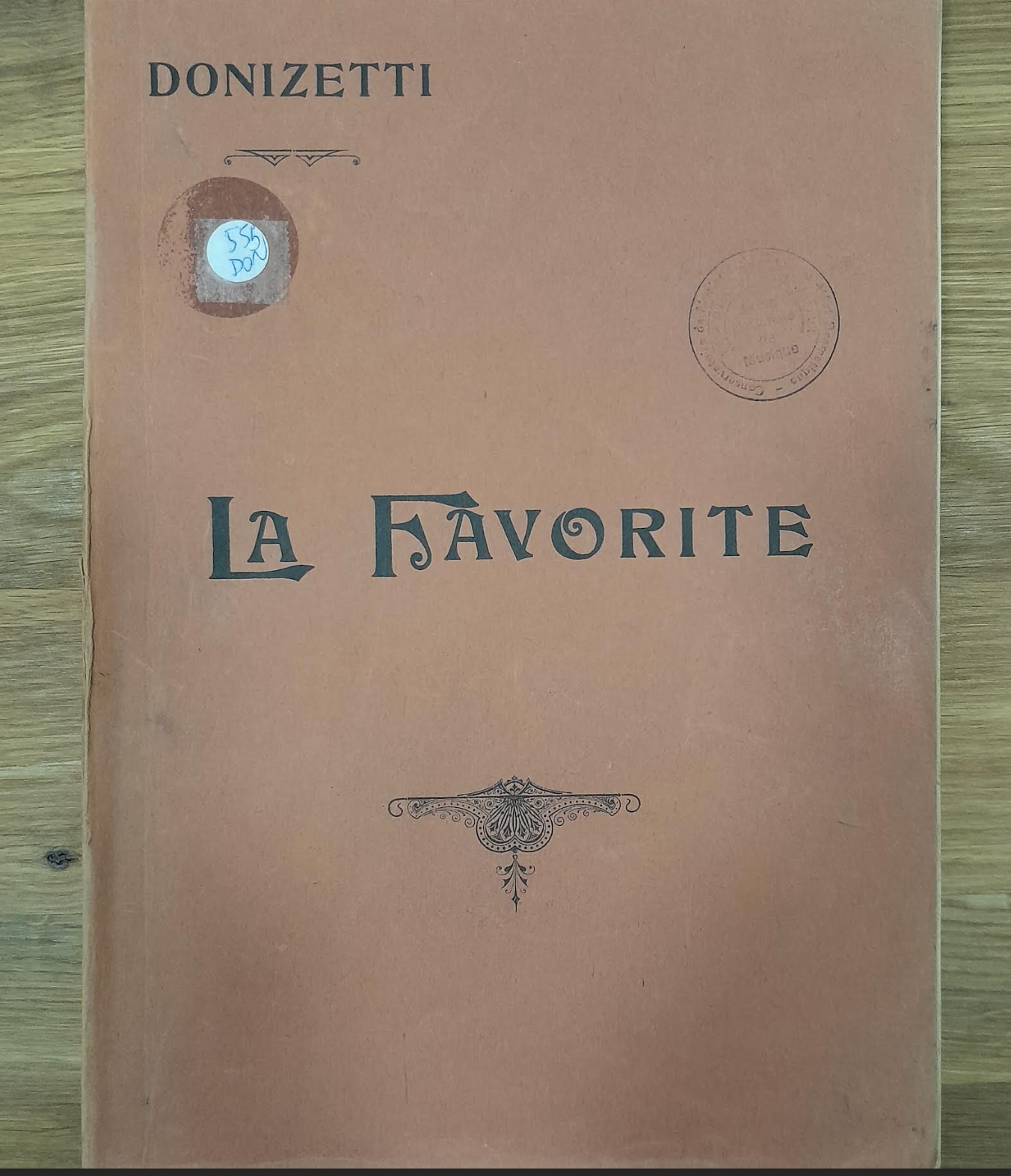 Donizetti La favorite, opéra en 4 actes réduction piano voix