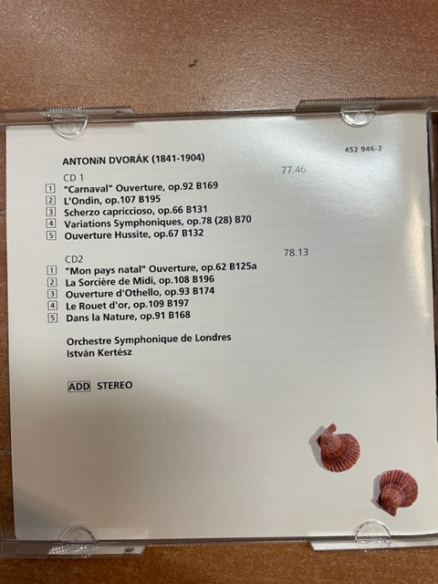 Coffret 2 CD Anton Dvorak Poèmes symphoniques - Ouvertures