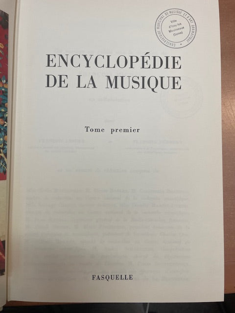 Encyclopédie de la musique en 3 volumes reliés-3000 partitions, livres et vinyles d'occasion en vente sur notre site internet gastonmusicclub.fr Gaston Music Store