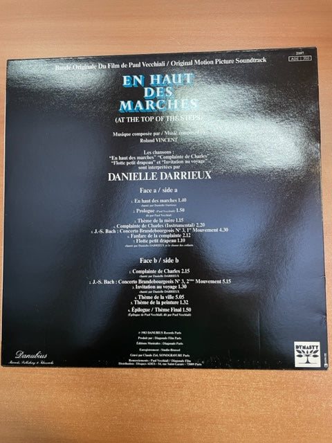 Vinyle Vincent Roland En Haut des Marches, bande originale du film de Paul Vecchiali