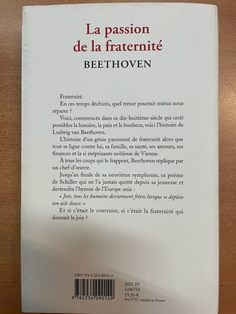 La passion de la fraternité : Beethoven livre de Orsenna Erik