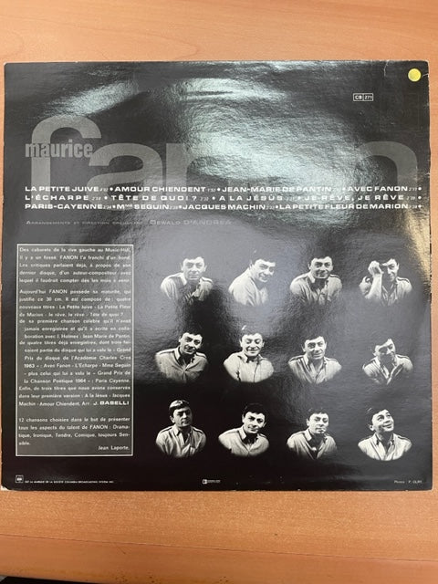 Vinyle Maurice Fanon