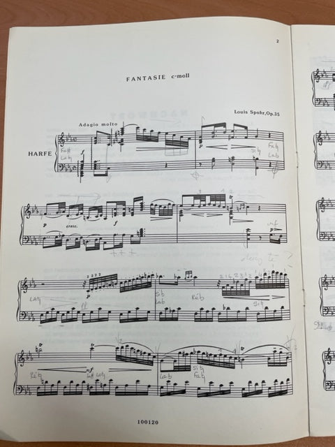 Louis Spohr Fantasie c moll opus 35- 3000 partitions, livres et vinyles d'occasion en vente sur notre site internet gastonmusicclub.fr Gaston Music Store