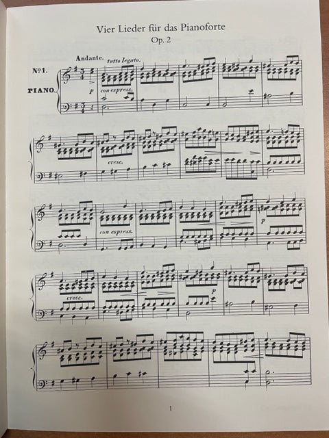 Fanny Mendelssohn Piano Music