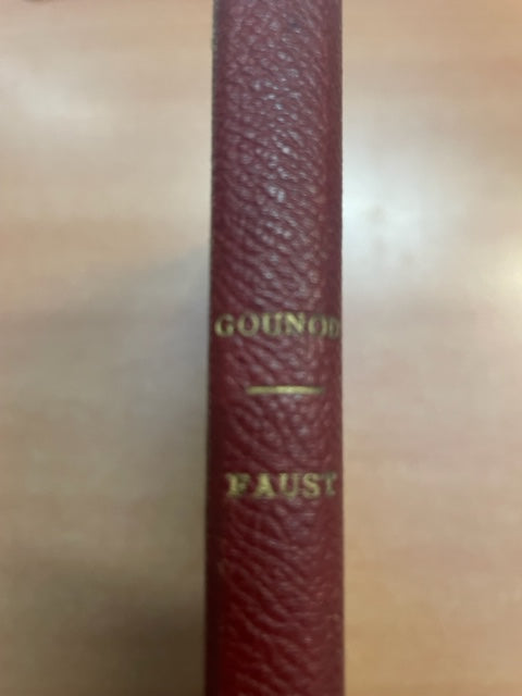 Charles Gounod Faust, opéra en 5 actes, réduction pour piano seul - 3000 partitions, livres et vinyles d'occasion en vente sur notre site internet gastonmusicclub.fr Gaston Music Store