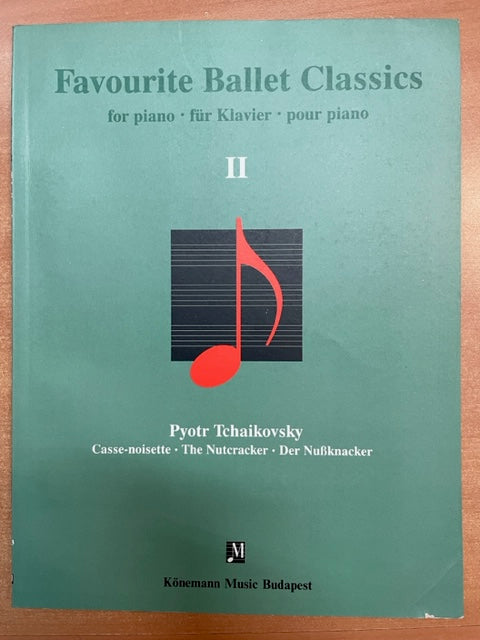 Pyotr Tchaikovsky Favorite ballet classics volume 2: Casse-Noisette- 3000 partitions, livres et vinyles d'occasion en vente sur notre site internet gastonmusicclub.fr Gaston Music Store