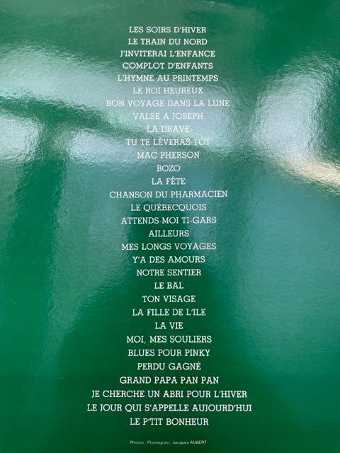 Vinyle Félix Leclerc Moi, mes souliers 2 disques - 3000 partitions, livres et vinyles d'occasion en vente sur notre site internet gastonmusicclub.fr Gaston Music Store