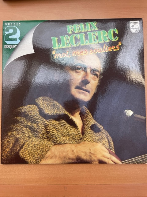 Vinyle Félix Leclerc Moi, mes souliers 2 disques - 3000 partitions, livres et vinyles d'occasion  en vente sur notre site internet gastonmusicclub.fr Gaston Music Store