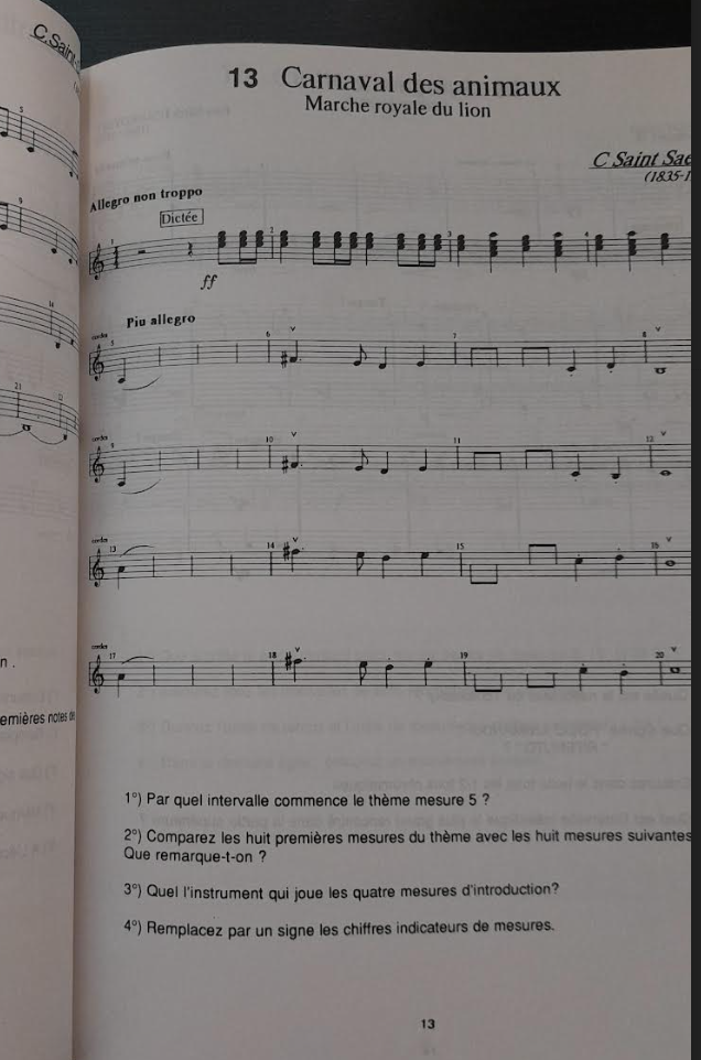 Formation de l'oreille par le répertoire vol 1F Louis Fazzari-3000 partitions, livres et vinyles d'occasion en vente sur notre site internet gastonmusicclub.fr Gaston Music Store