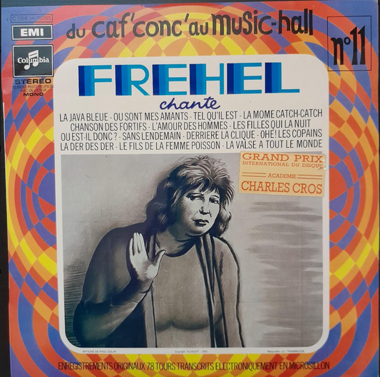 Vinyle Fréhel chante La Java bleue-3000 partitions, livres et vinyles d'occasion en vente sur notre site internet gastonmusicclub.fr Gaston Music Store