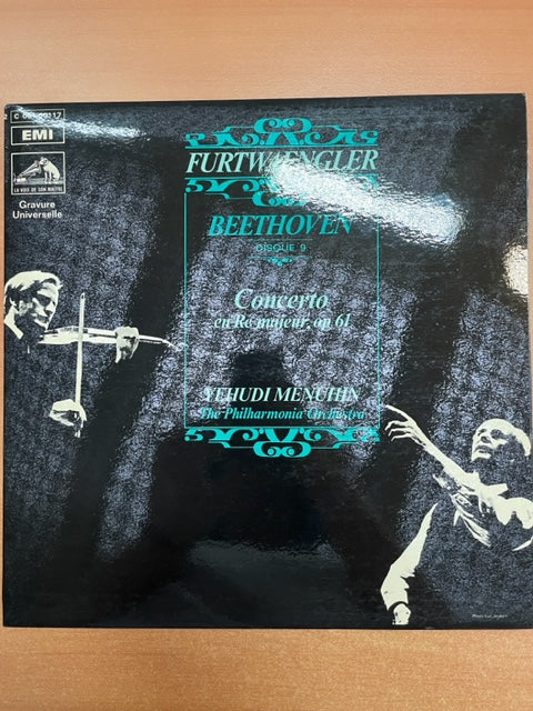 Vinyle Beethoven Concerto pour piano en ré majeur opus 61 Yehudi Menuhin, violon- 3000 partitions, livres et vinyles d'occasion en vente sur notre site internet gastonmusicclub.fr Gaston Music Store