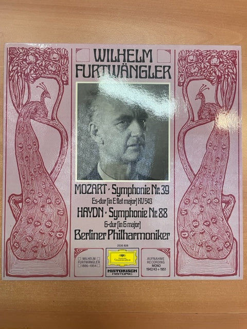 Vinyle Mozart - Haydn Mozart Symphonie n° 39 - Haydn Symphonie n° 88