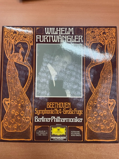 Vinyle Beethoven Symphonie n°4 en si bémol op.60 - Grande Fugue op.133 W.Fürtwängler- 3000 partitions, livres et vinyles d'occasion en vente sur notre site internet gastonmusicclub.fr Gaston Music Store
