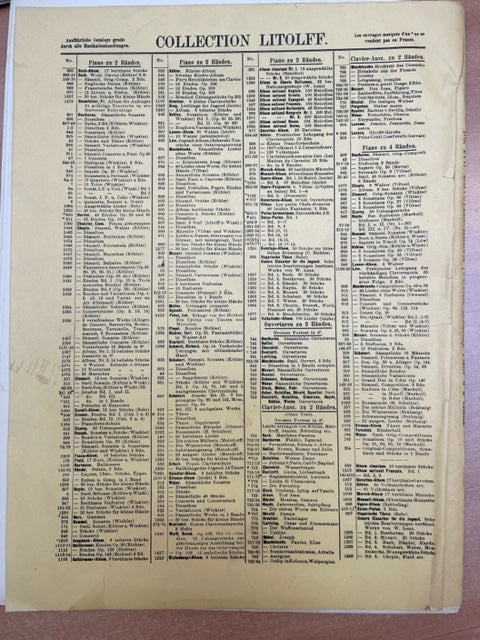 Gavotten-Album Gavottes célèbres transcrites pour piano