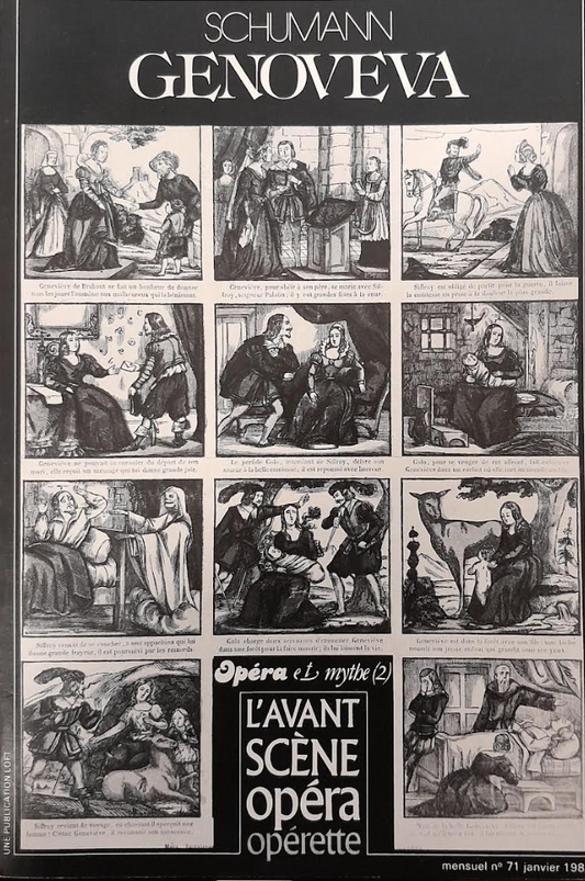 Robert Schumann Genoveva. Revue "Avant-scène" opéra n° 71-3000 partitions, livres et vinyles d'occasion en vente sur notre site internet gastonmusicclub.fr Gaston Music Store