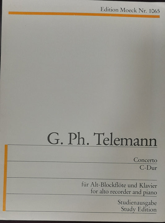 Georg Philipp Telemann Concerto in C-dur for alto recorder and piano