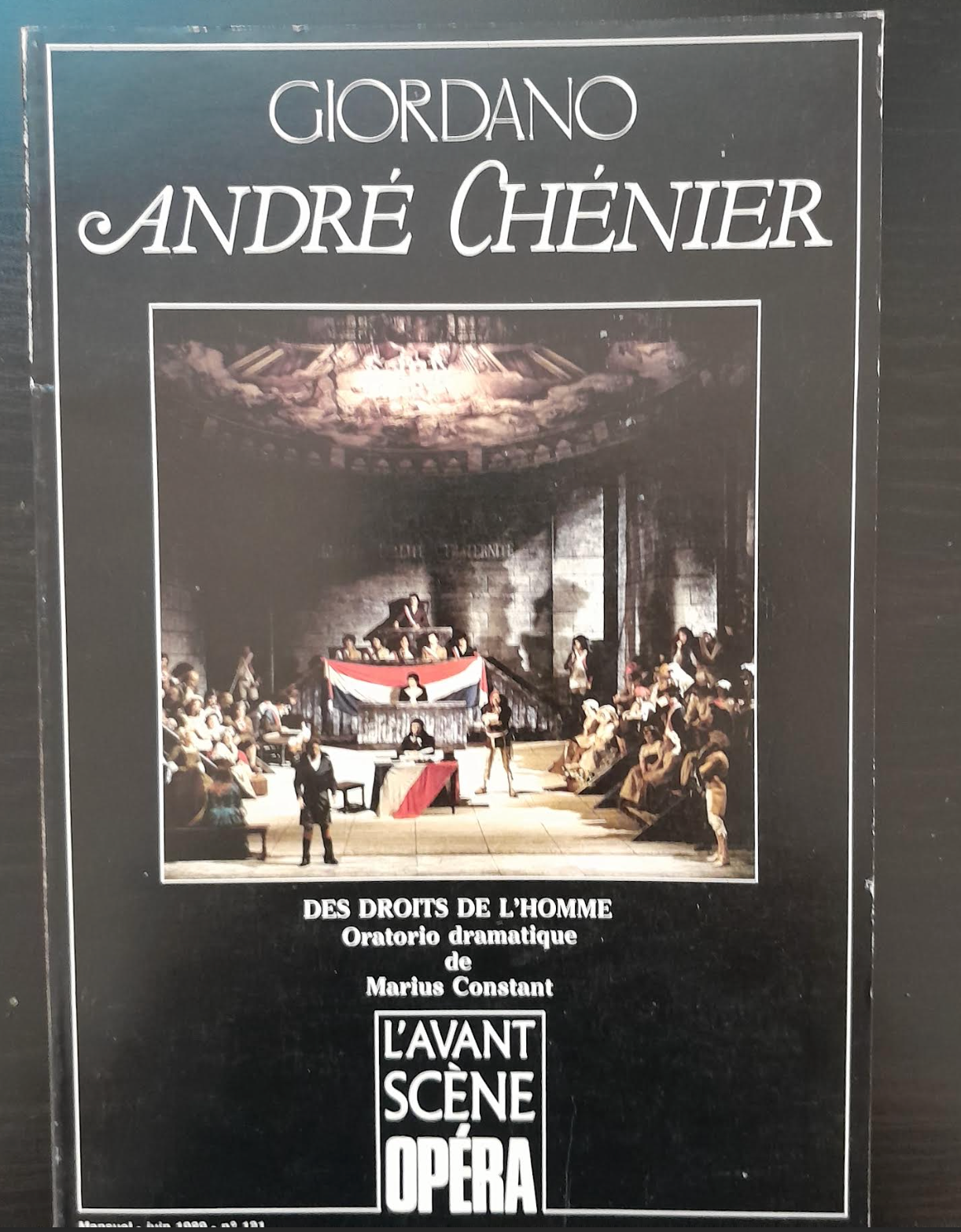 Giordano André Chénier - Revue Avant-scène opéra n° 121