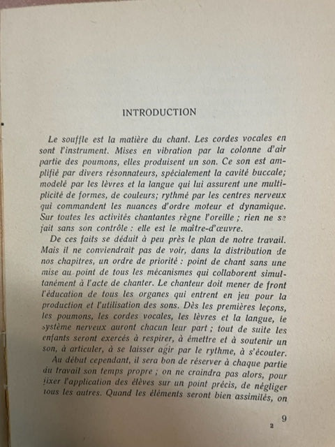 Grammaire du chant choral livre de J. Samson