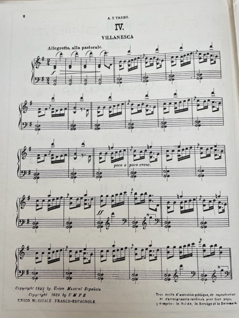 Enrique Granados Danzas españolas volume 2- 3000 partitions, livres et vinyles d'occasion en vente sur notre site internet gastonmusicclub.fr Gaston Music Store