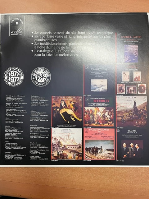 Vinyle Grands choeurs et scènes de l'opéra russe - 3000 partitions, livres et vinyles d'occasion en vente sur notre site internet gastonmusicclub.fr Gaston Music Store