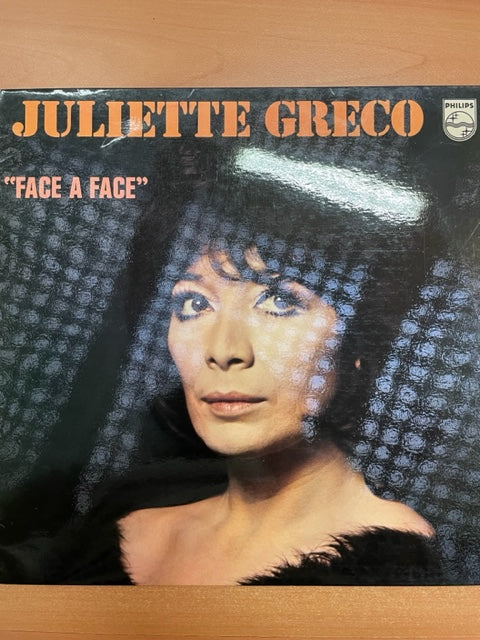 Vinyle Juliette Gréco Face à face -3000 partitions, livres et vinyles d'occasion en vente sur notre site internet gastonmusicclub.fr Gaston Music Store