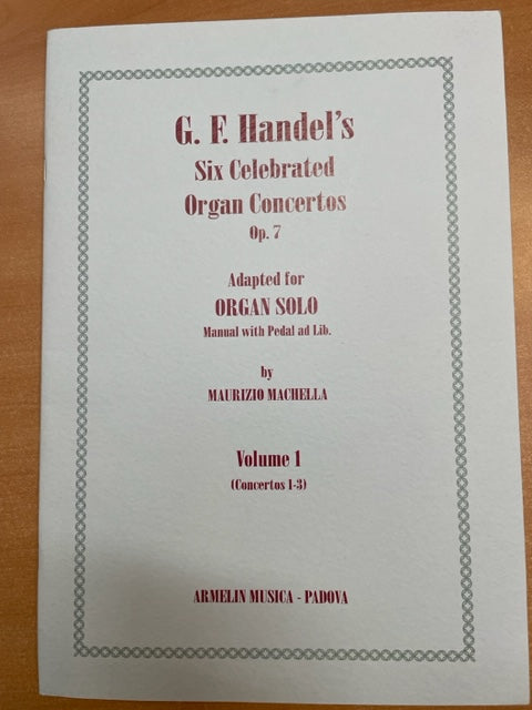 Händel 6 celebrated organ concertos opus 7 adapted for organ solo volume 1 (concertos 1 à 3) - 3000 partitions, livres et vinyles d'occasion en vente sur notre site internet gastonmusicclub.fr Gaston Music Store