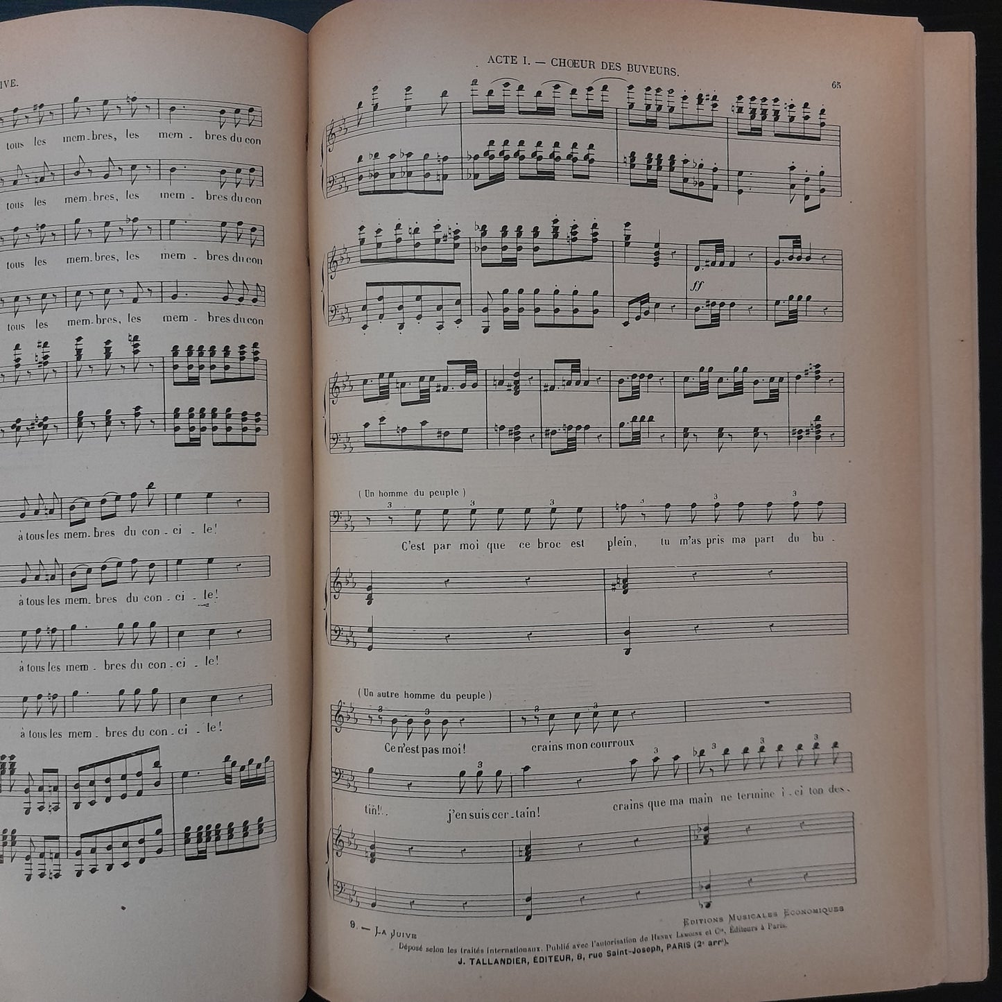 Fromental Halévy La Juive, opéra en 5 actes réduction piano chant-3000 partitions, livres et vinyles d'occasion en vente sur notre site internet gastonmusicclub.fr Gaston Music Store