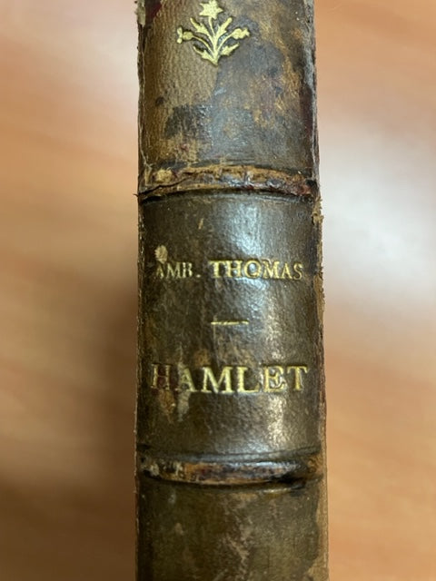 Ambroise Thomas Hamlet, opéra en 5 actes réduction chant piano