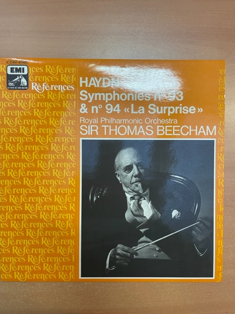Vinyle Joseph Haydn Symphonies n°93 & n°94 La Surprise