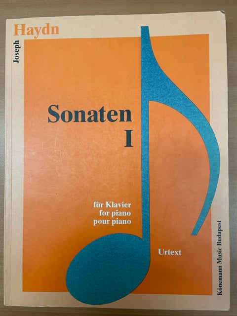 Joseph Haydn Sonaten 1 pour piano- 3000 partitions, livres et vinyles d'occasion en vente sur notre site internet gastonmusicclub.fr Gaston Music Store