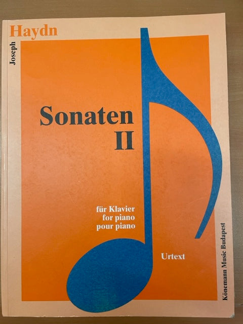 Joseph Haydn Sonaten 2 pour piano- 3000 partitions, livres et vinyles d'occasion en vente sur notre site internet gastonmusicclub.fr Gaston Music Store