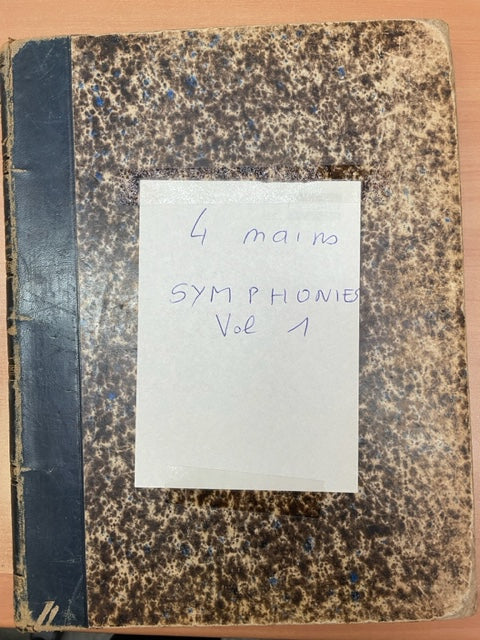 Haydn Symphonie pour piano à 4 mains Volume 1 n°1 à 10- 3000 partitions, livres et vinyles d'occasion en vente sur notre site internet gastonmusicclub.fr Gaston Music Store