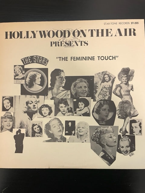 Vinyle Hollywood on the air "The feminine touch" M.Monroe - M.Dietrich - Bette Davis