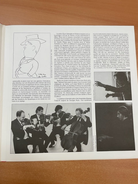 Vinyle Georges Auric Imaginées - 3000 partitions, livres et vinyles d'occasion en vente sur notre site internet gastonmusicclub.fr Gaston Music Store