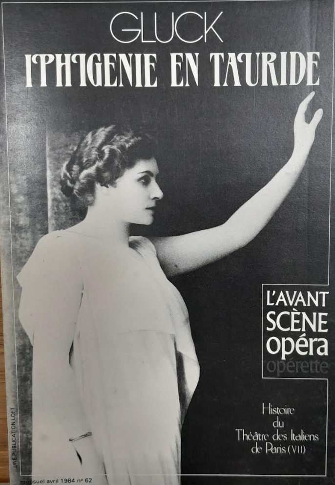 Gluck Iphigénie en Tauride.Revue "Avant-scène' n° 62-3000 partitions, livres et vinyles d'occasion en vente sur notre site internet gastonmusicclub.fr Gaston Music Store