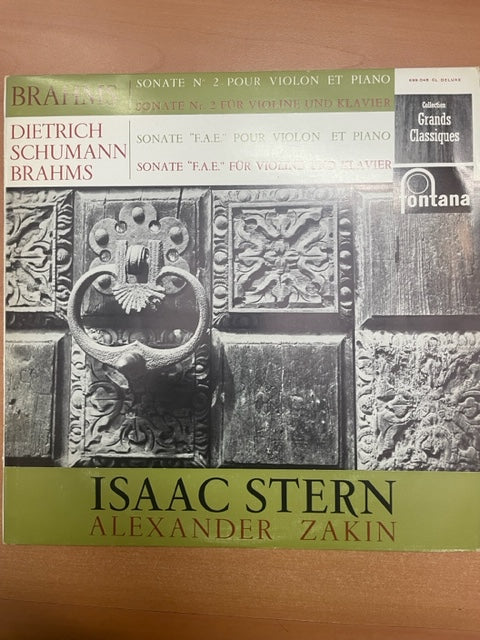 Vinyle Isaac Stern Brahms Sonate pour violon et piano- 3000 partitions, livres et vinyles d'occasion en vente sur notre site internet gastonmusicclub.fr Gaston Music Store