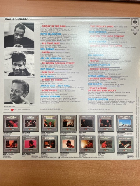 Vinyle Jazz et cinema Duke Ellington Aretha Franklin- 3000 partitions, livres et vinyles d'occasion en vente sur notre site internet gastonmusicclub.fr Gaston Music Store