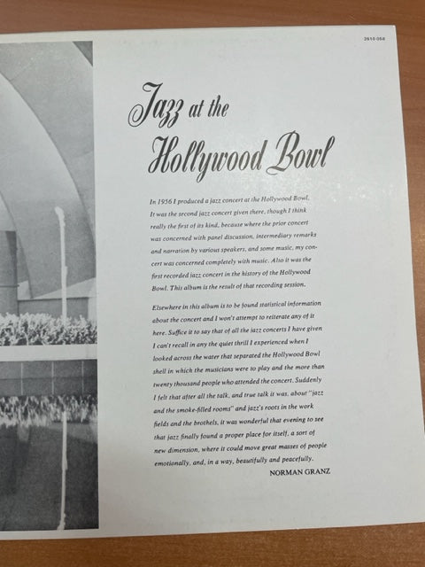 Vinyle Jazz at the Hollywood bowl (2 disques) - 3000 partitions, livres et vinyles d'occasion en vente sur notre site internet gastonmusicclub.fr Gaston Music Store