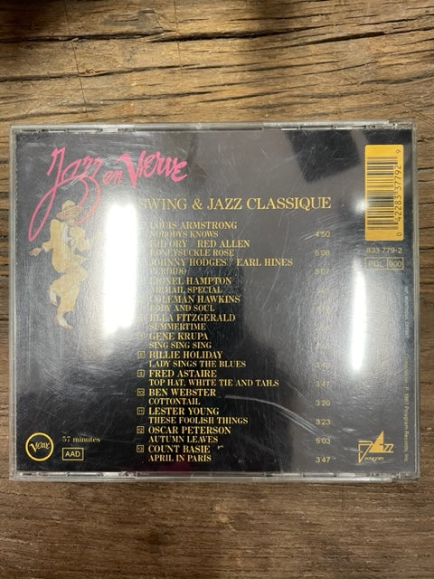 CD Jazz en verve - Swing & Jazz classique : 13 standards volume 1