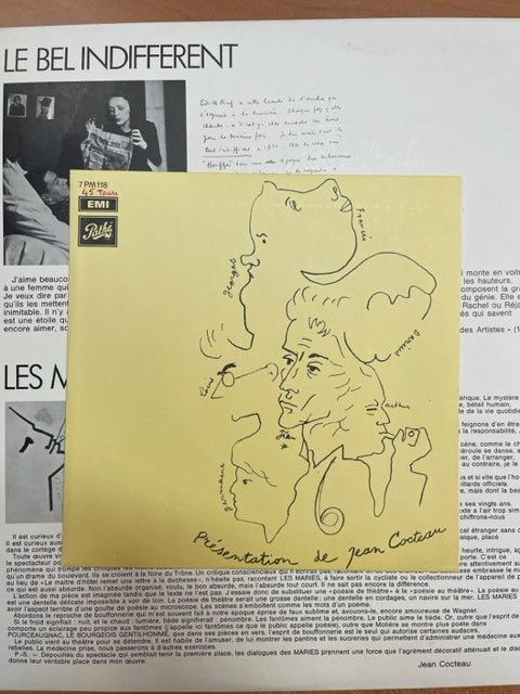 Coffret 3 vinyles Théâtre de toujours: Jean Cocteau-3000 partitions, livres et vinyles d'occasion en vente sur notre site internet gastonmusicclub.fr Gaston Music Store
