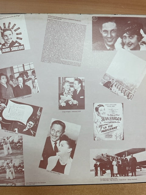Vinyle Jean Sablon à travers le monde 1957 - 1977 (2 disques) - 3000 partitions, livres et vinyles d'occasion en vente sur notre site internet gastonmusicclub.fr Gaston Music Store