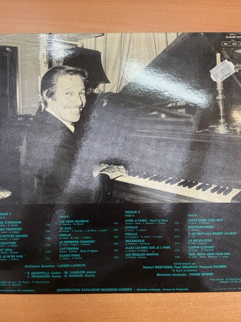 Vinyle Jean Sablon à travers le monde 1957 - 1977 (2 disques) - 3000 partitions, livres et vinyles d'occasion en vente sur notre site internet gastonmusicclub.fr Gaston Music Store