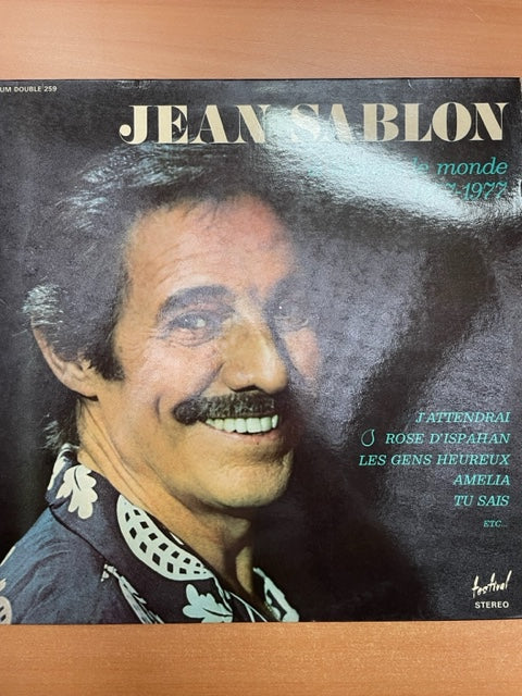 Vinyle Jean Sablon à travers le monde 1957 - 1977 (2 disques) - 3000 partitions, livres et vinyles d'occasion en vente sur notre site internet gastonmusicclub.fr Gaston Music Store